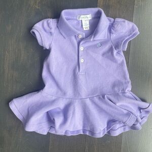 Ralph Lauren Baby Girl Lavender Dress Size 3 Months